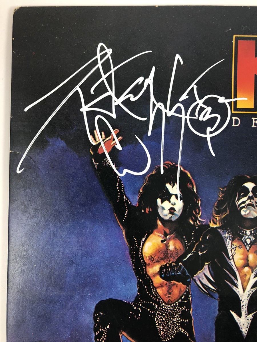 KISS Signed Autographed Gene Simmons Paul Stanley Ace Criss