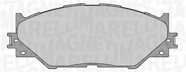 Pastiglie freno 363916060637 MAGNETI MARELLI per LEXUS IS II IS C IS III