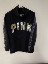 PINK Fleece-lined Long-sleeved Pullover SM/P