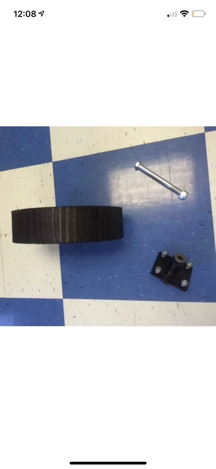 RUEDA TRASERA CORTADORA GIRATORIA COMPLETA CON BUJE Y HORQUILLA Y CEPILLO DE PERNO DE EJE DE 1" CERDO c Foto 4 de 4