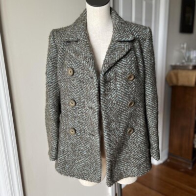 Kaufmann s Adoria Miss Madison New York Wool/Tweed Coat Women s Large