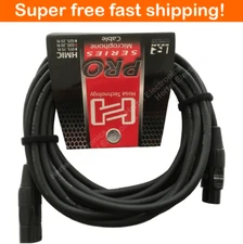 Hosa Pro Microphone Cable HMIC-020 (20 Feet) , REAN XLR3F to XLR3M, 20 ft Black