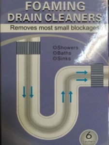 shower drain cleaner foam