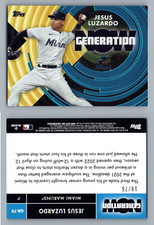 2022 TOPPS GENERATION NOW GOLD 19/75 PARALLEL GN-79 JESUS LUZARDO PHILLIES