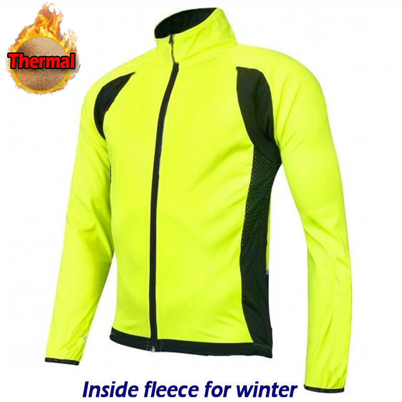 Winter Thermal Cycling Jersey Long Bib Bike Wool Shirt Thermal