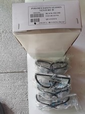 Pyramex sb1810s lot of 4 pairs Venture II Clear Safety Glasses