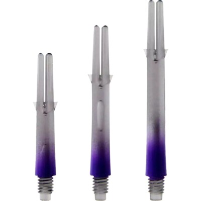 L-Style - L-Shaft Lock Straight TwoTone - Schwarz Klar Lila