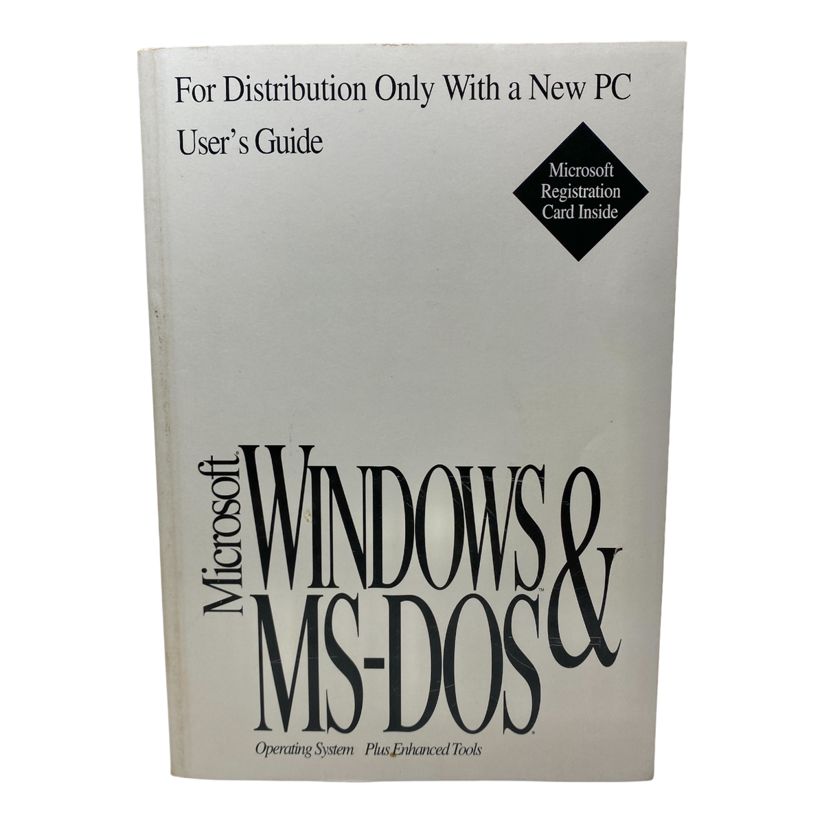 Microsoft Windows & MS-DOS OS Ver 3.1 User's Guide w/ New PC