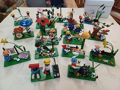 18 Original Otto Mertens Holzfiguren Erzgebirge großes Konvolut - Bild 1 von 4