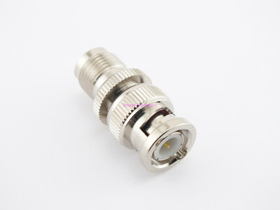 Coax Adapter BNC Male to TNC Female RF Connector - USA Ham Seller