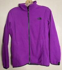 The North Face Full Zip Jacket Girls Fleece Large 14/16 Fuchsia full zipper used