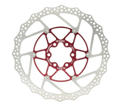 A2Z Teppan Yaki SP5 Floating Brake Disc Rotor 180mm Red Dots SPV-180TD-3-B4