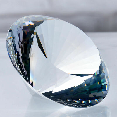 50-200mm Huge Crystal Diamond Glass Cut Home Decor Personalized