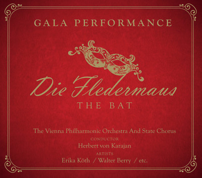 CD Die Fledermaus von Herbert von Karajan, Vienna Philharmonic Orchestra 3CDs