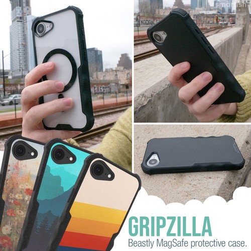 Smartish iPhone 16e 2025 MagSafe Case - Gripzilla Protective Armor Rugged Case - Picture 21 of 31