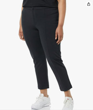Amazon Aware Women's Black Ponte Knit Stretch Waist Slim Pant 5 XL