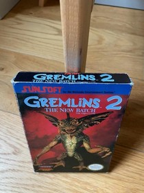 Gremlins 2 The New Batch Nintendo Nes Original Game complete with manual CIB