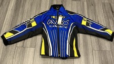  BRAND NEW Kids Child’s Junior Wulfsport Max Equipe Motocross Jacket Blue Black