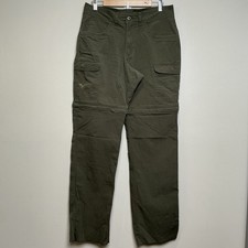 Boy Scouts Of America Pants Boys 34x34 Green Cargo Convertible Shorts Relax BSA