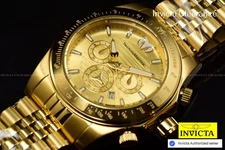 Technomarine Men's Manta Grand GOLD 47mm Swiss Chronograph Stainless Steel Watch