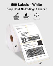 100*150mm 4X6 Etichette 500 Etichette per Stampante Etichette Spedizione Stampante Termica