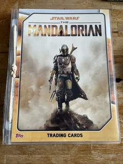 Topps Star Wars The Mandalorian Complete Master Set In Collection Binder Extras