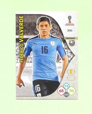 Carte Adrenalyn Russie 2018 - N°356 - Uruguay - Federico Valverde - Photo 1/2