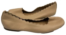 LC Lauren Conrad Women's Giselle Slip On Comfort Ballet Taupe Nude Size:6 82P