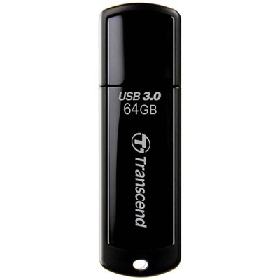 Transcend JetFlash 700 64GB USB 3.0 / 3.1 schwarz Speicherstick TS64GJF700