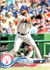 Nomar Mazara 2018 Topps #133 Texas Rangers