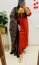 Indian Pakistani Designer Salwar Kameez Women Party Wear Kurti Pant Dupatta Set