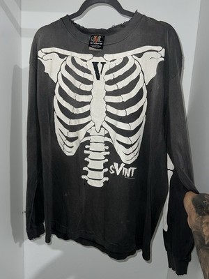 Saint Michael X Vlone Skeleton Sweater Large