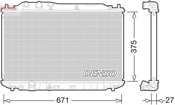Denso MotorküHler WasserküHler DRM40029 FüR Civic Honda FA FK FD FN 8 Hatchback-image
