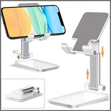 Adjustable Phone Tablet Desktop Stand Desk Holder Mount Cradle For iPhone iPad