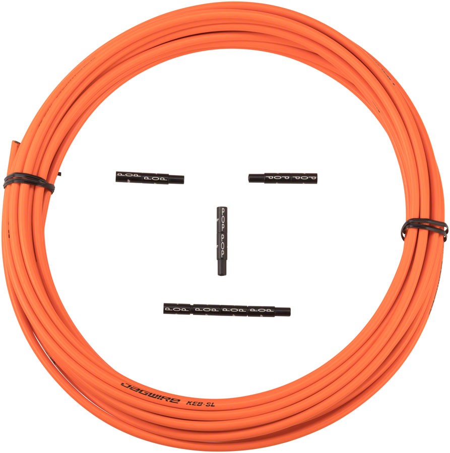 Корпус тормоза без сжатия Jagwire диаметром 5 мм со смазочной прокладкой 10 м оранжевого цвета для 9890₽