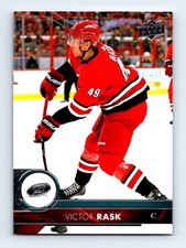 #285 2017-18 Upper Deck  Victor Rask Carolina Hurricanes