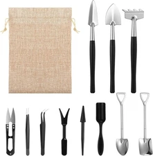 12 Pcs Succulent Tools Mini Transplanting Garden Tool Set Succulent Care kit Pla