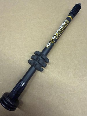 Nice Bee B Stinger MicroHex Stabilizer, Matte Black, 8'' Bow Bar Hunting