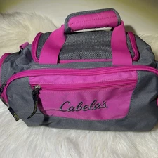 Cabela’s Catch-All Gear Bag Pink/gray 16" L x 10" W x 8" H - READ DESCRIPTION