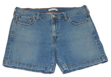 Women's Levi's Shorts 515 Bermuda Stretch Denim Tag 12 measured waist 31