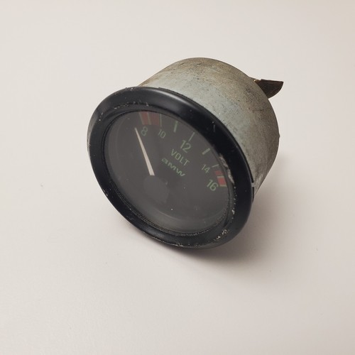 BMW Airhead R90s R100 RS RT Voltage Volt Meter Gauge Damaged For Parts - Bild 1 von 6