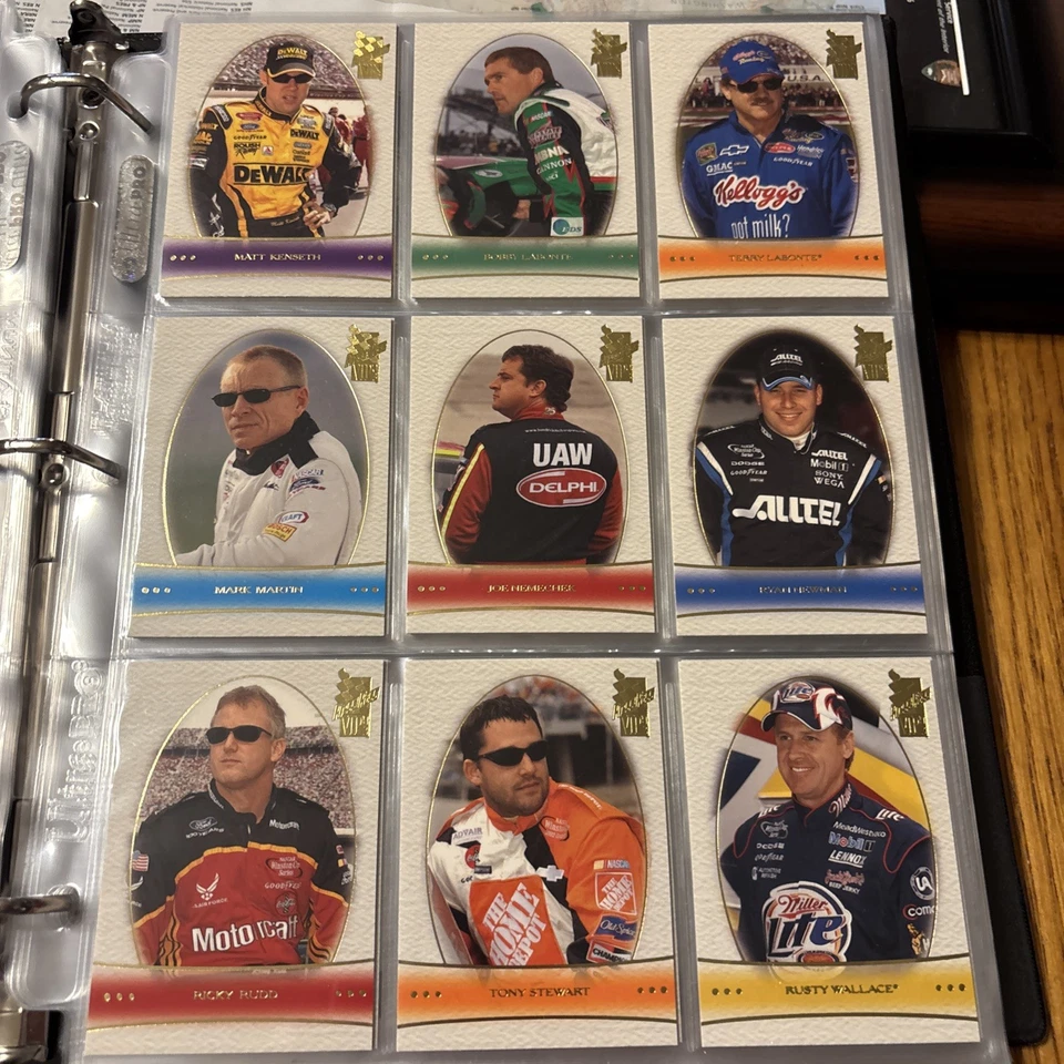 2003 Press Pass PREMIUM VIP NASCAR 50 Card Complete Base Set - Image 3 of 4