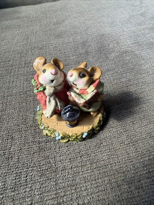 WEE FOREST FOLK Silent Night Mouse Carolers M173 Annette Petersen Christmas