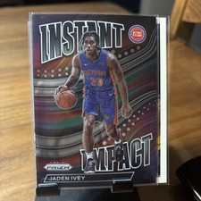 2022-23 Panini Prizm - Instant Impact Jaden Ivey #25 Silver Prizm (RC)