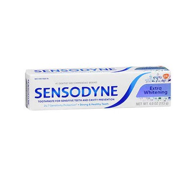 Extra Whitening Toothpaste For Sensitive Teeth And Cavi