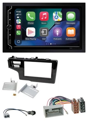 ESX DAB MP3 2DIN Bluetooth USB Autoradio für Honda Jazz Fit 2013-2020 schwarz - Bild 1 von 4