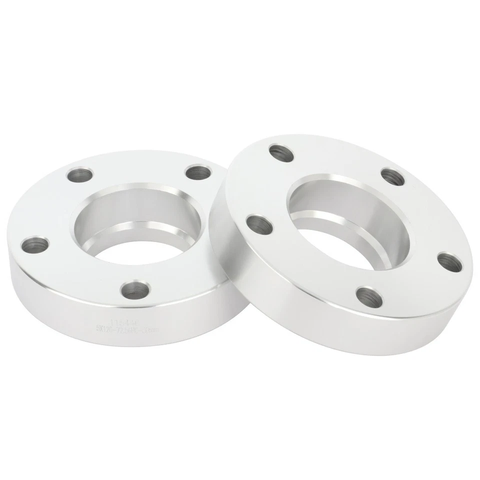 2Pcs 30mm 5x120 Hub Centric Wheel Spacers 12x1.5 For BMW 840ci 840i 840ci 850i Foto 2 de 4