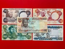Nigeria 5 10 20 50 100 naira 2005-06 set of 5