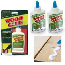 2 Pc Wood Glue Super Strong Carpenter Repair Adhesive Bond Fast Dry Transparent