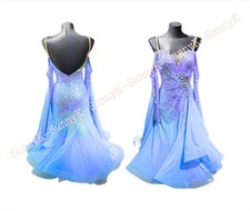 Handmade Dance Dress/Standard Ballroom Competition smooth Waltz Tango Costume